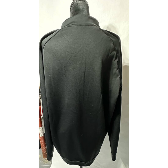 Nike DRI-FIT Black Half Zip‎ Pullover Hoodie Size Mens L - Picture 2 of 4